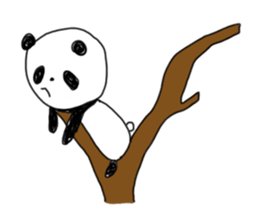 "muu" of panda sticker #312941