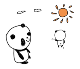 "muu" of panda sticker #312942