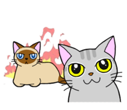 6 Neko Stikers (1) sticker #313021