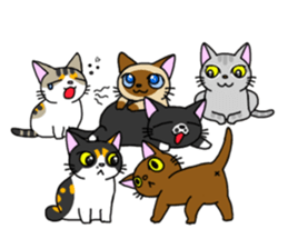 6 Neko Stikers (1) sticker #313024