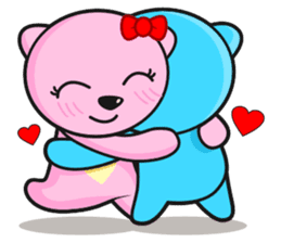 MR AND MRS BEAR ( IN LOVE ) sticker #313305