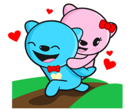 MR AND MRS BEAR ( IN LOVE ) sticker #313306