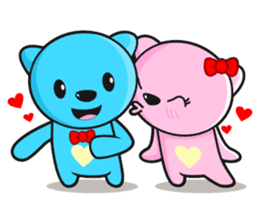 MR AND MRS BEAR ( IN LOVE ) sticker #313308
