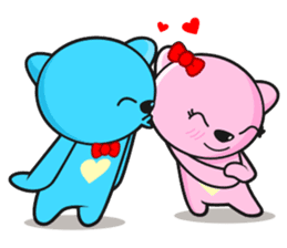 MR AND MRS BEAR ( IN LOVE ) sticker #313309