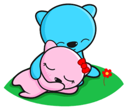 MR AND MRS BEAR ( IN LOVE ) sticker #313311