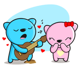 MR AND MRS BEAR ( IN LOVE ) sticker #313314