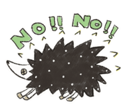 Polka dot girl. sticker #313376