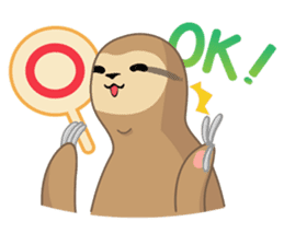 SURU ~ Happy Sloth sticker #313673