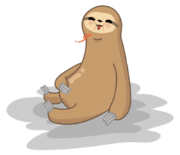 SURU ~ Happy Sloth sticker #313702