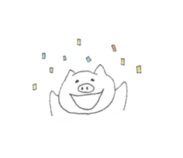 Buu-chan Piglet sticker #314548