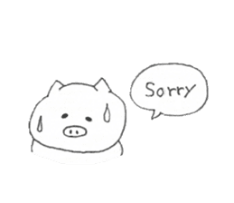 Buu-chan Piglet sticker #314553