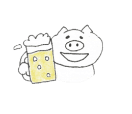 Buu-chan Piglet sticker #314554