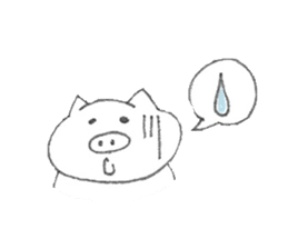 Buu-chan Piglet sticker #314560