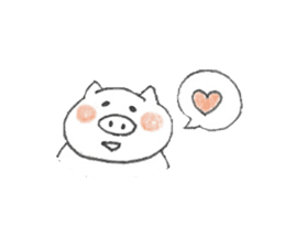 Buu-chan Piglet sticker #314562