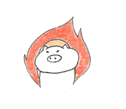 Buu-chan Piglet sticker #314569
