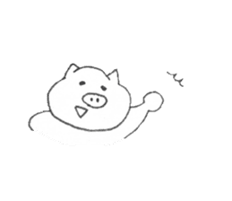 Buu-chan Piglet sticker #314580