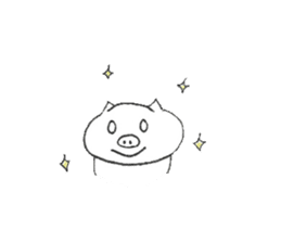 Buu-chan Piglet sticker #314582