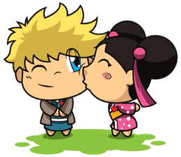 LOVE AND FRIENDSHIP - AKI AND AIKA sticker #315105