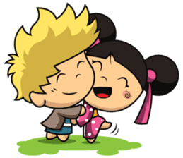 LOVE AND FRIENDSHIP - AKI AND AIKA sticker #315106