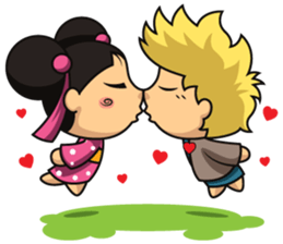 LOVE AND FRIENDSHIP - AKI AND AIKA sticker #315107