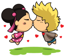 LOVE AND FRIENDSHIP - AKI AND AIKA sticker #315107