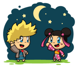 LOVE AND FRIENDSHIP - AKI AND AIKA sticker #315108