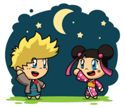 LOVE AND FRIENDSHIP - AKI AND AIKA sticker #315108