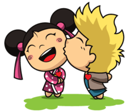 LOVE AND FRIENDSHIP - AKI AND AIKA sticker #315109