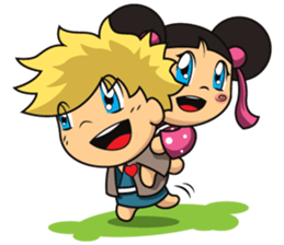 LOVE AND FRIENDSHIP - AKI AND AIKA sticker #315110