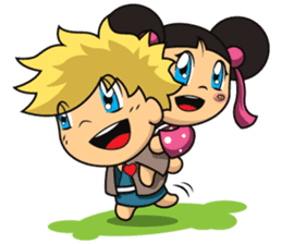 LOVE AND FRIENDSHIP - AKI AND AIKA sticker #315110