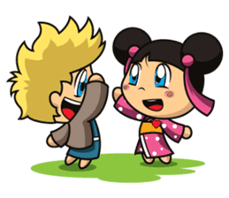 LOVE AND FRIENDSHIP - AKI AND AIKA sticker #315112