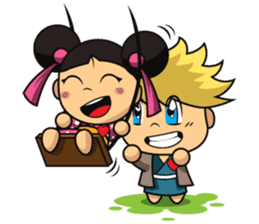 LOVE AND FRIENDSHIP - AKI AND AIKA sticker #315115