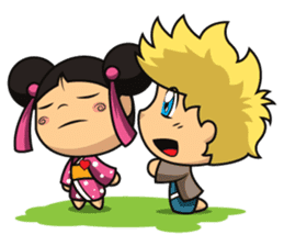 LOVE AND FRIENDSHIP - AKI AND AIKA sticker #315116