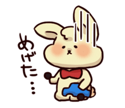 Words of Hiroshima rabbit sticker #315326