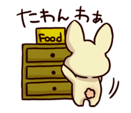 Words of Hiroshima rabbit sticker #315335