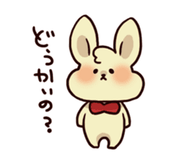 Words of Hiroshima rabbit sticker #315341