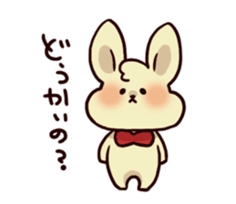 Words of Hiroshima rabbit sticker #315341