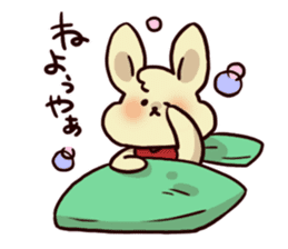 Words of Hiroshima rabbit sticker #315343