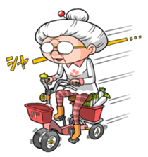 Grandpa & Grandma from the countryside sticker #315643