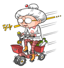 Grandpa & Grandma from the countryside sticker #315643