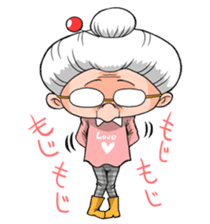 Grandpa & Grandma from the countryside sticker #315645