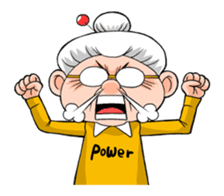 Grandpa & Grandma from the countryside sticker #315646