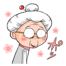 Grandpa & Grandma from the countryside sticker #315655