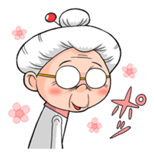 Grandpa & Grandma from the countryside sticker #315655