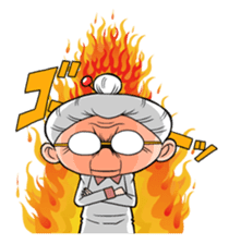 Grandpa & Grandma from the countryside sticker #315657