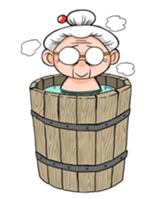 Grandpa & Grandma from the countryside sticker #315661