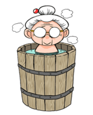 Grandpa & Grandma from the countryside sticker #315661