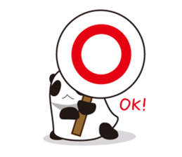 Sticker Peeping MochiPanda(English) sticker #316608