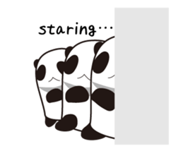 Sticker Peeping MochiPanda(English) sticker #316616