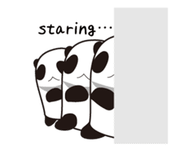 Sticker Peeping MochiPanda(English) sticker #316616